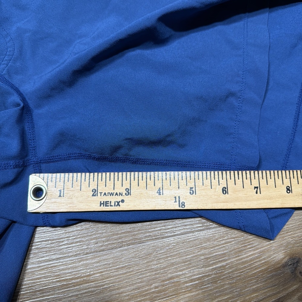 Birddogs Mens LARGE Classic 7" Blue Lined Shorts Drawstring Boom Boomstick White - Picture 6 of 7